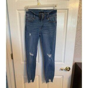 Kendall & Kylie The Ultra Babe Skinny Womens Size 26 Stretch Denim Blue Jeans